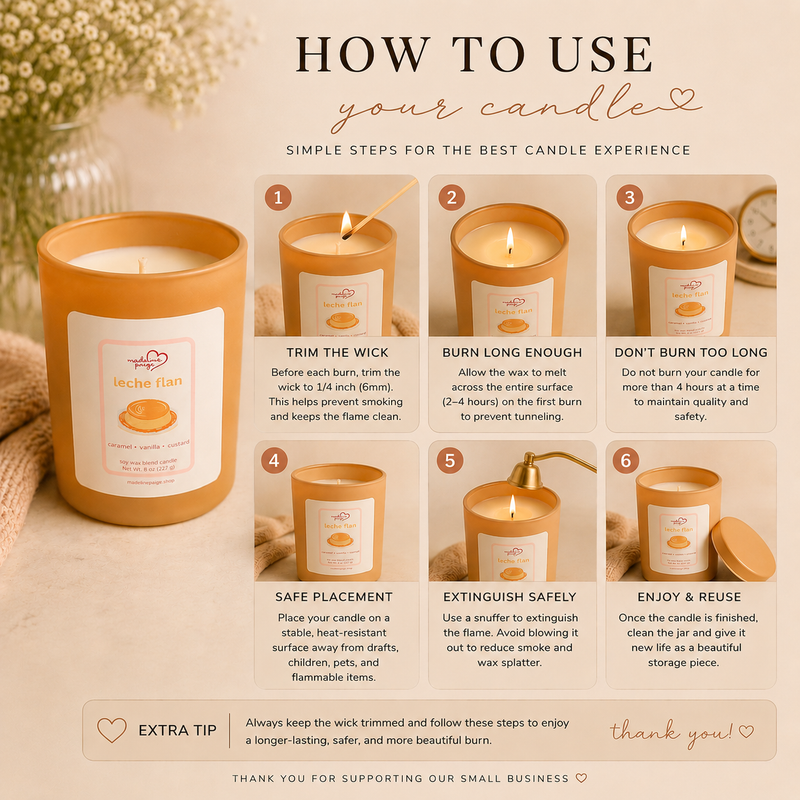 Dessert inspired candle collection featuring sweet and cozy home fragrance scents inspired by nostalgic treats.