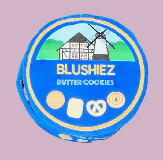 Butter Cookie Tin Sewing Kit 5 Piece Dog Toy