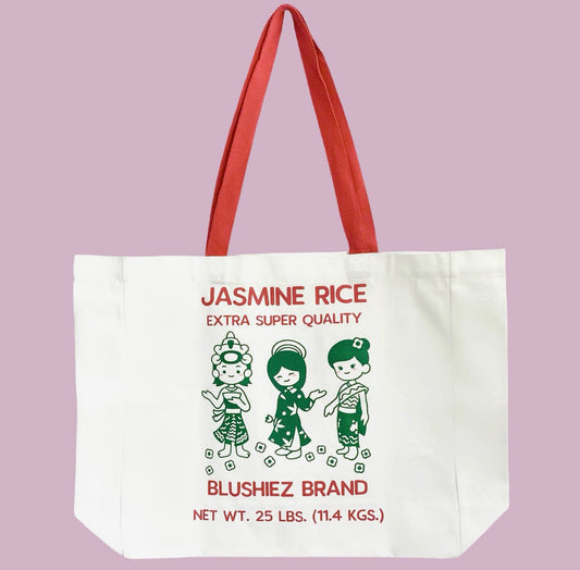 Jasmine Rice Canvas Bag