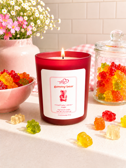 gummy bear candle